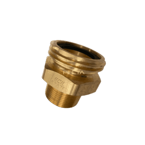 RegO 5767F Brass Adapter, 2.1/4" M.ACME × 1.1/4" M.NPT
