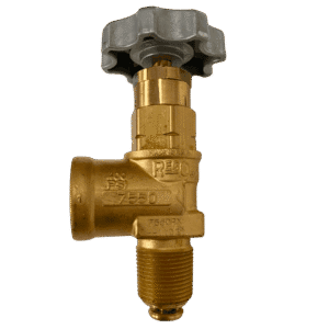 RegO 7550PX - Angle Valve with Excess Flow 3/4" M.NPT × F.NPT
