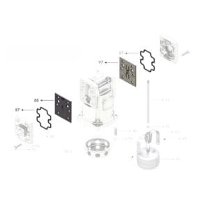 Kit Vedantes e Pratos para Eliminador de Ar - Classe 1/10 KSL-DEGAIR00 Liquid Controls