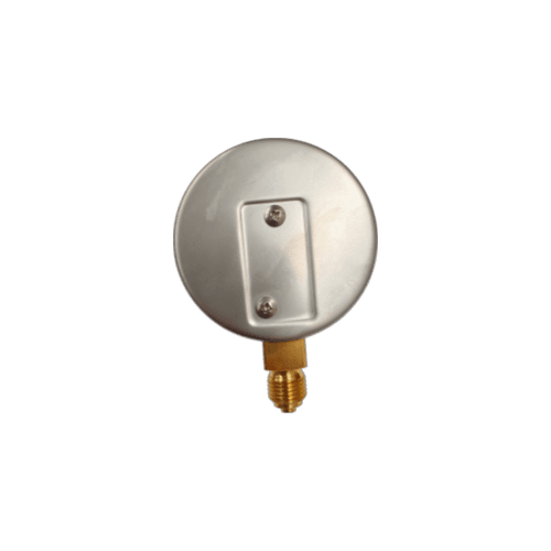 Manómetro DN63 Caixa Inox 1/4" Vertical M.BSP Seco 0-160mbar Cl.1,6