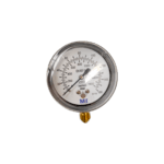 Manómetro DN63 Caixa Inox 1/4" Vertical M.BSP Seco 0-160mbar Cl.1,6