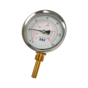 Termómetro DN80 1/2" M.BSP 0 °C a +120 °C